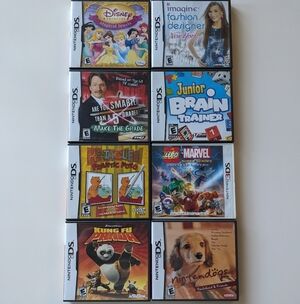 Lot of 8 DS Game Cases *NO GAMES*
